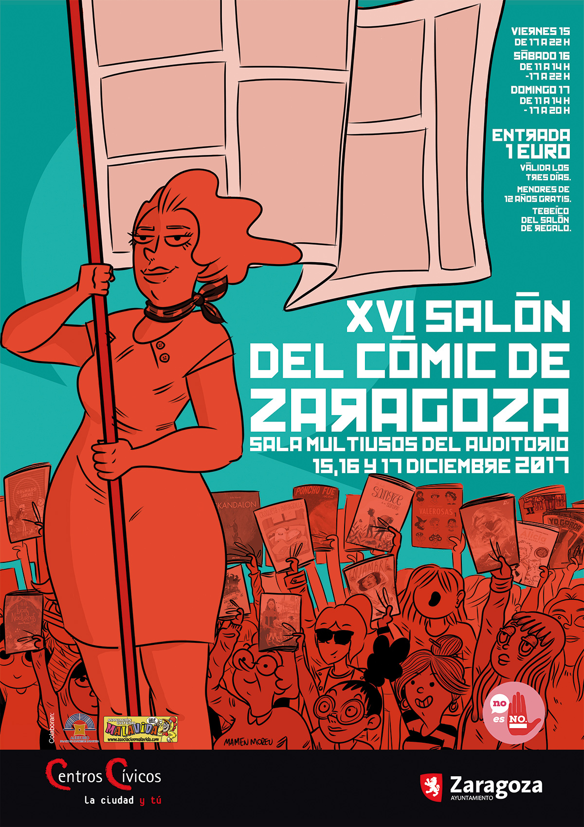 Cartel 2017 Salón del Cómic Zaragoza