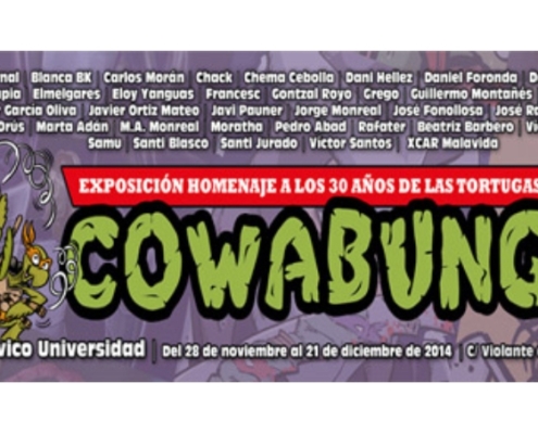 Cowabunga! Exposición homenaje a los 30 años de las Tortugas Ninja