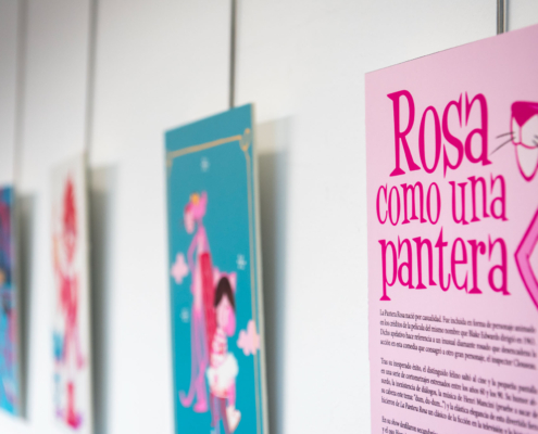 Exposición Rosa como una Pantera Salón del Cómic 2023